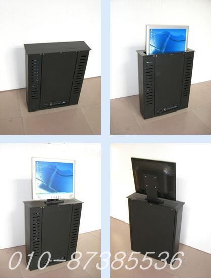 北京液晶升降器磨砂黑升降器 显示器升降器