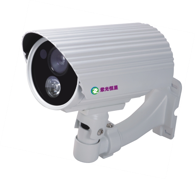 点阵红外50米带支架摄像机