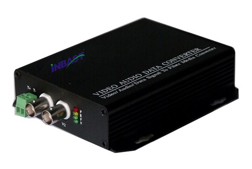 2路视频+1路反向数据光端机