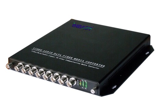 8路视频+1路反向数据485光端机