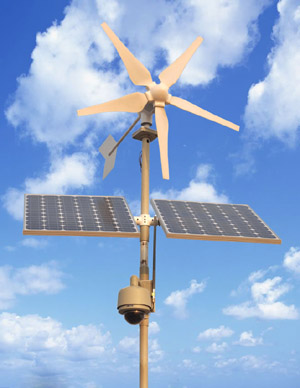 太阳能风能无线高速球