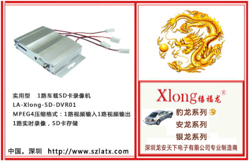 1路车载SD卡硬盘录像机