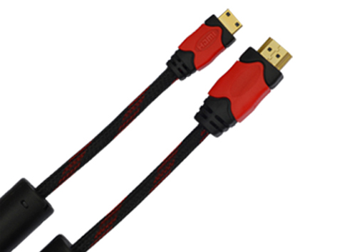 厂家直销 双色注塑头 HDMI 高清线 电脑连接线 支持1080p