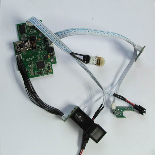 指纹锁语音液晶显示方案