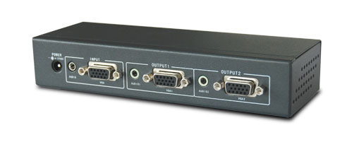 VS-102A  VGA一分二带音频分配器