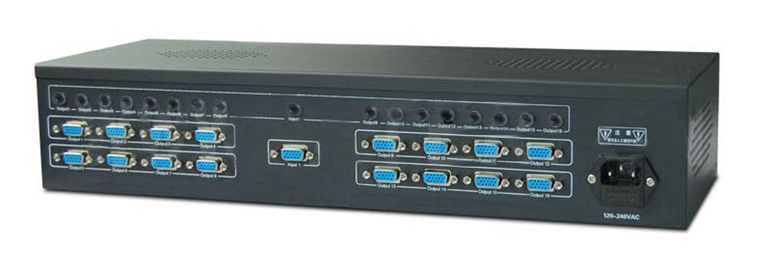 VS-116A  VGA一分十六带音频分配器