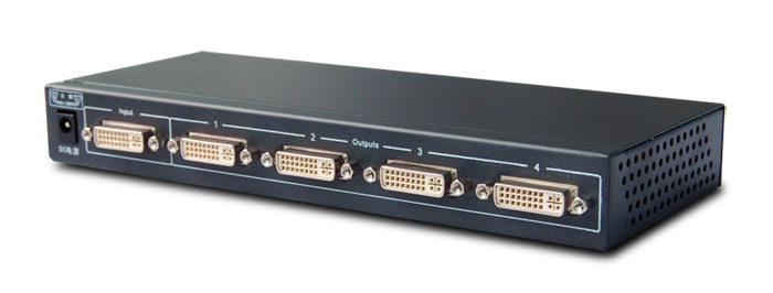 VSD-104 DVI一分四高清信号分配器
