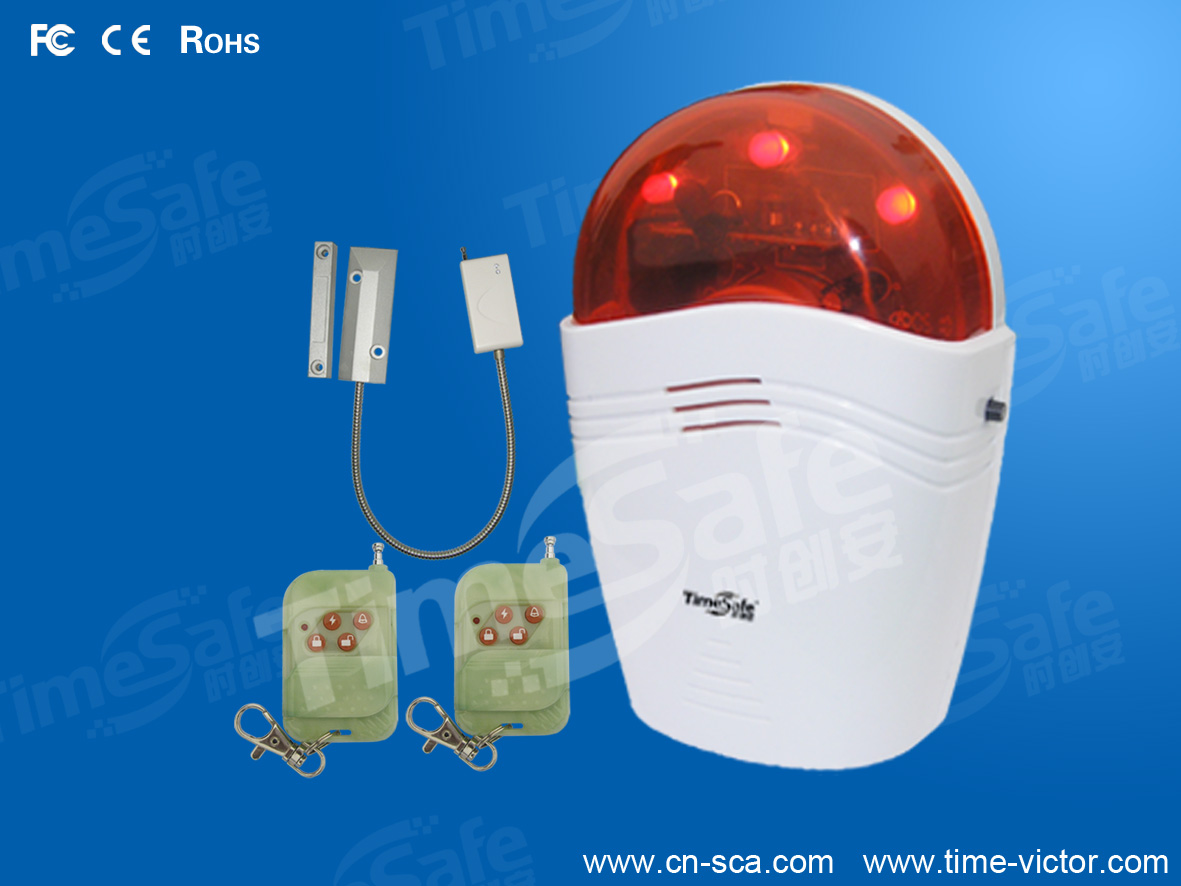 时创安无线现场声光报警器－店铺警卫Ⅰ，商铺防盗报警器