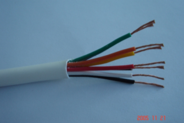 AVVR白色护套线...