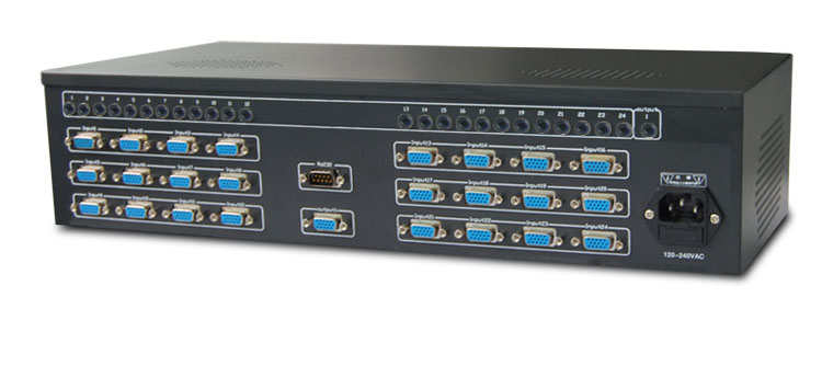 VSMV-241A  VGA二十四切一带音频切换器