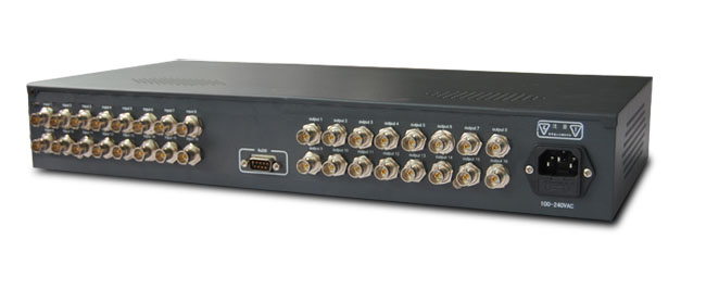 VSMA-1616V   AV十六进十六出纯视频矩阵