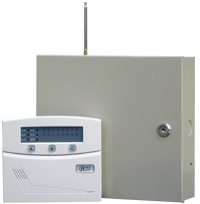 铁盒八防区有线十六防区无线多功能报警主机