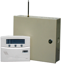 铁盒十六有线十六无线多功能报警主机