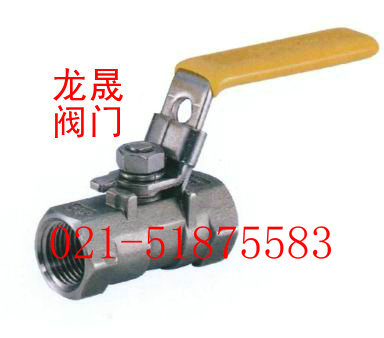 龙晟不锈钢一片式丝口球阀
