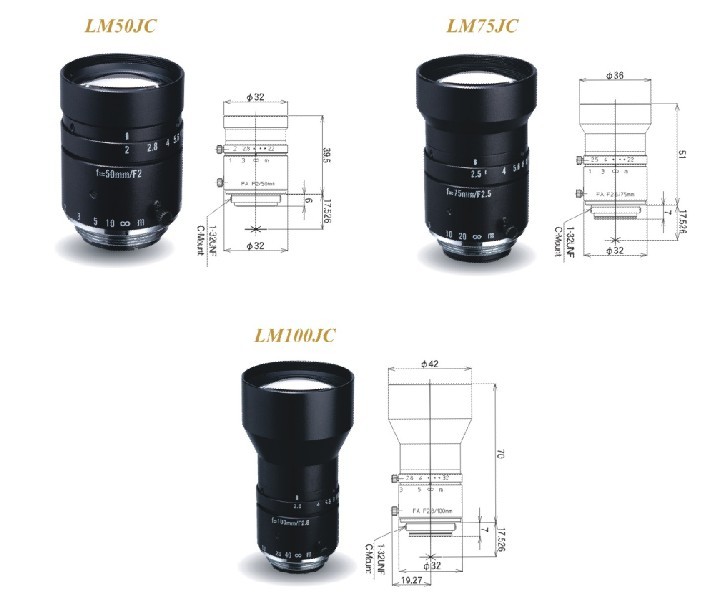2/3定焦，定焦工业镜头  日本KOWA高清监控镜头