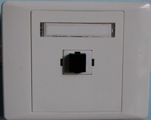 SC单口光纤面板