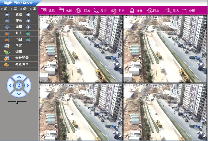 4路D1视频音频服务器带SATA硬盘储存