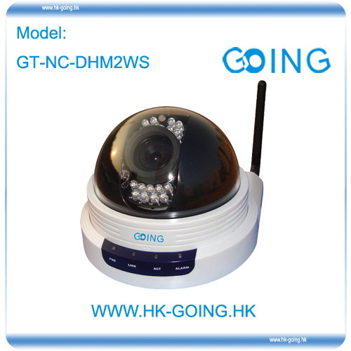 二百万像素无线网络半球摄像机