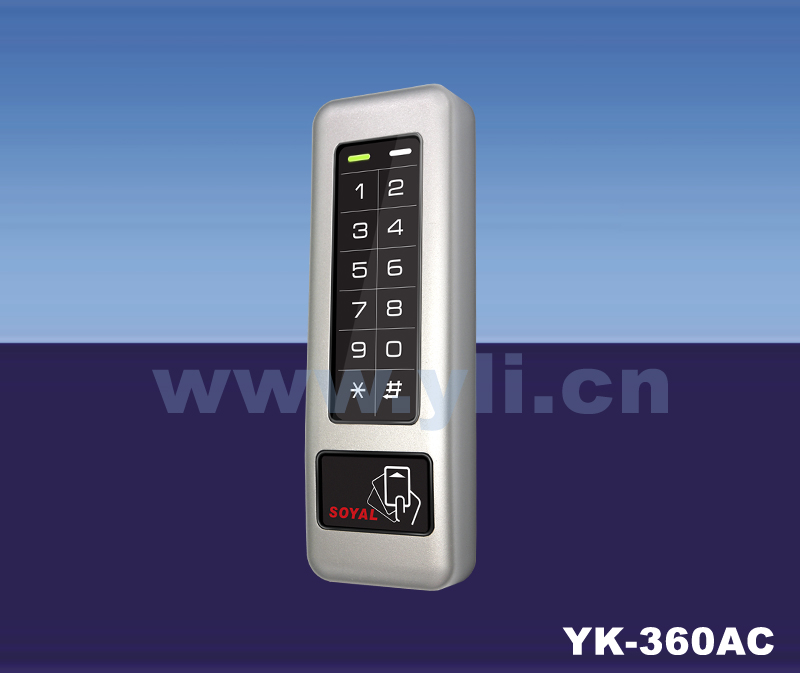 触控金属型窄面门禁控制器