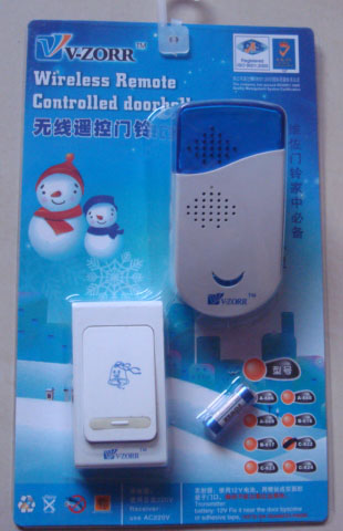 822夜光无线遥控门铃，插电门铃