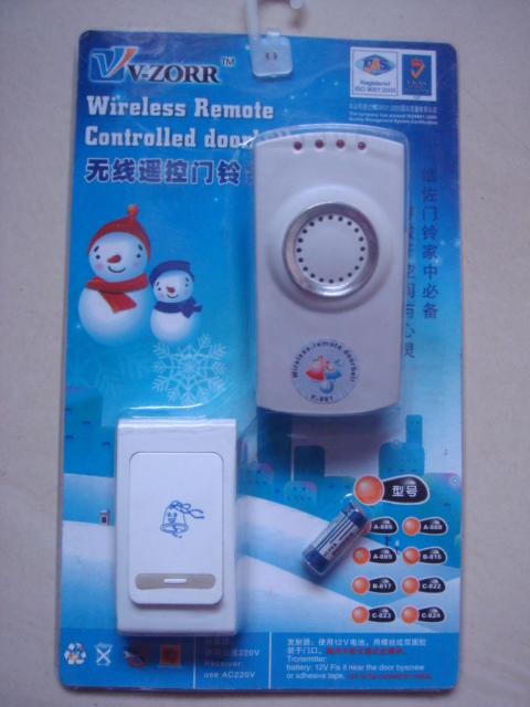 881夜光无线遥控门铃，插电门铃