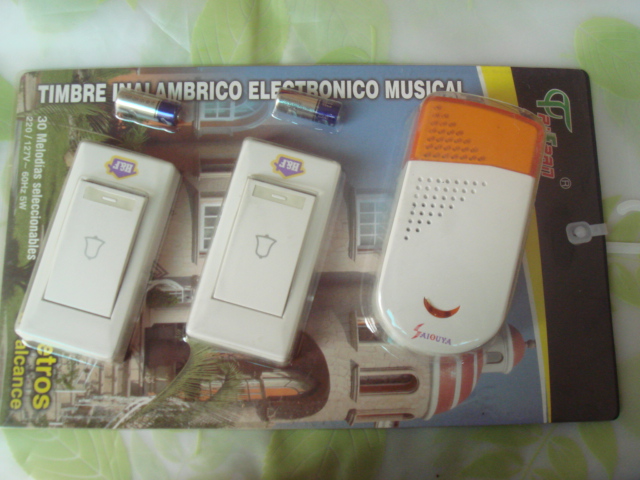 二拖一无线遥控门铃