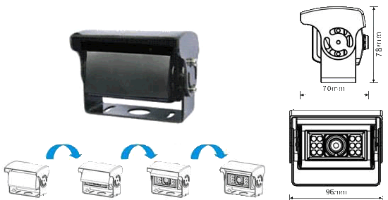 防尘翻盖摄像机