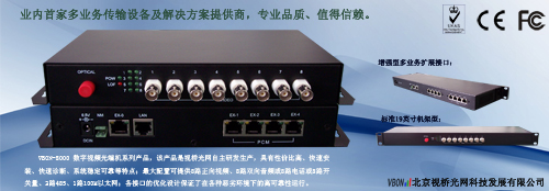 VBD-S8000系列综合型数字视频光端机