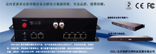 VBD-S2000系列综合型数字视频光端机