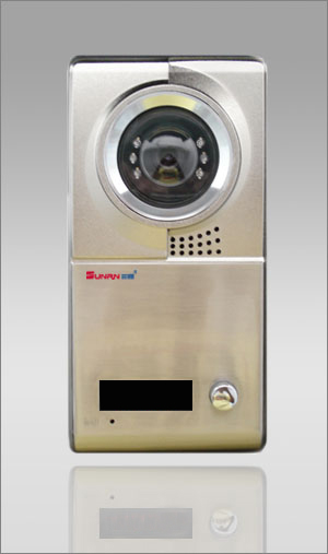 山东别墅铝合金彩色可视楼宇对讲门口主机