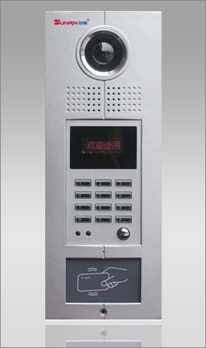 河南楼宇对讲主机彩色可视对讲带门禁主机