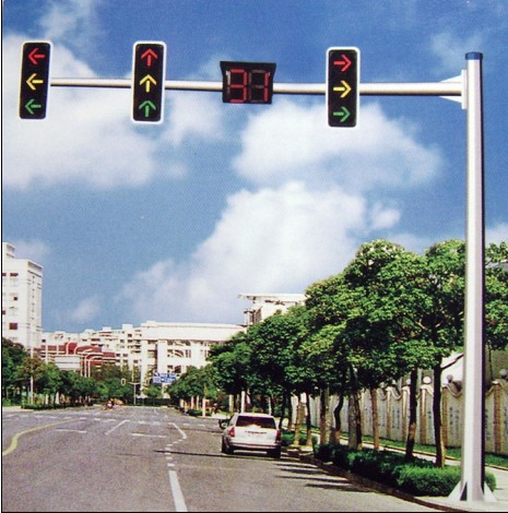 八角悬臂信号灯杆