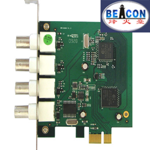 波粒1404采集卡 安防监控采集卡