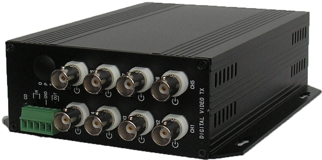 OVT-8路视频1路数据光端机