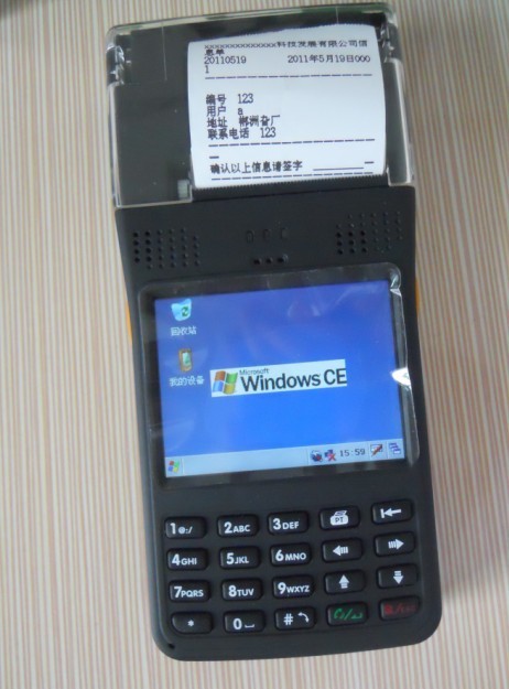 带打印刷IC卡功能移动POS终端