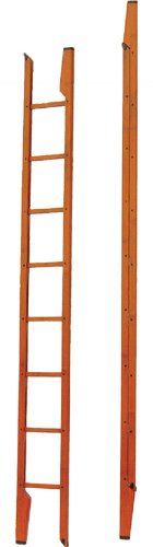 竹质消防单杠梯