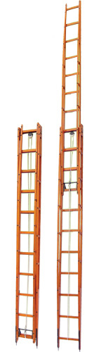 竹质消防二节拉梯