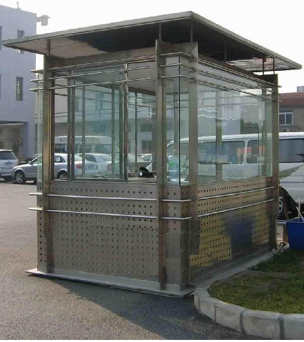 三明不锈钢岗亭彩钢岗亭站台岗保安站岗台