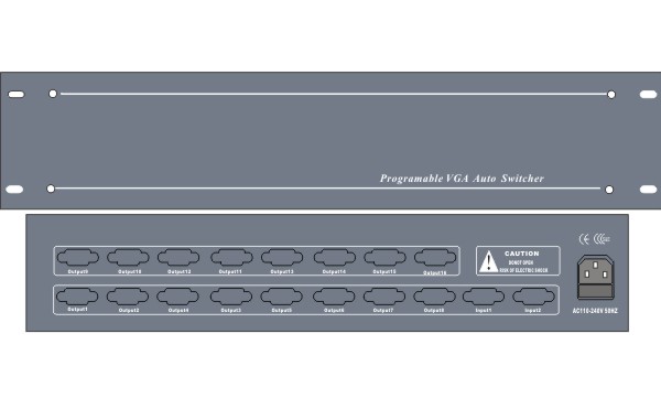 VGA自动切换器,VGA切换器,VGA矩阵切换器