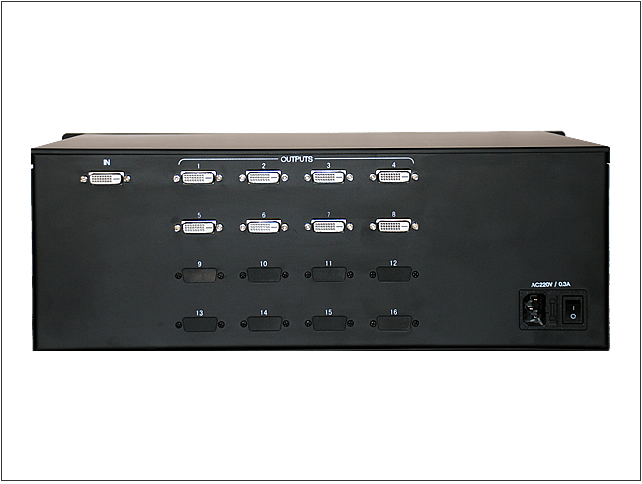 DVI分配器,在信号不衰减的情况下,传输给多个显示终端