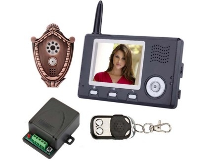 全球首款2.4G全无线可视对讲猫眼