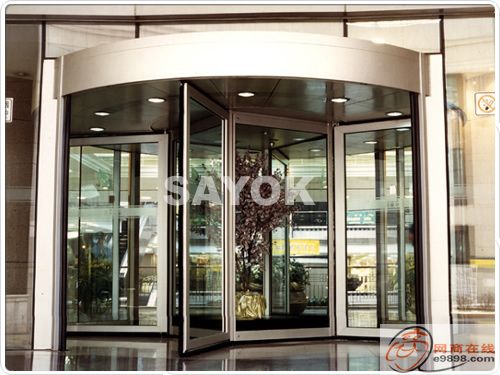 酒店手推旋转门 酒店自动旋转门 宾馆手推旋转门