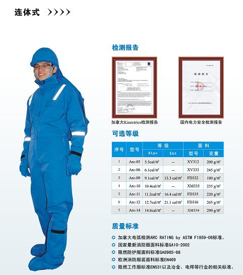 生产防电弧服 质量保证