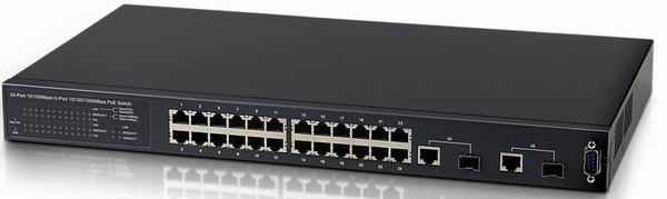 POE供电交换机 24口POE供电