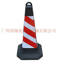 供应优质红白水泥底方锥、黄黑水泥底方锥