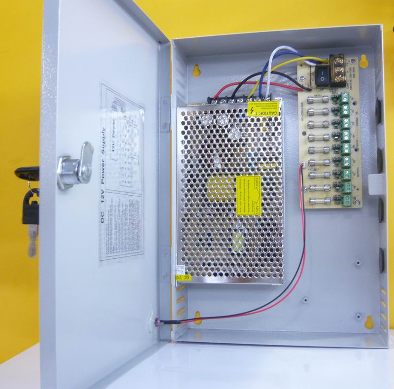 12V20A9路 集中供电源箱 开关电源