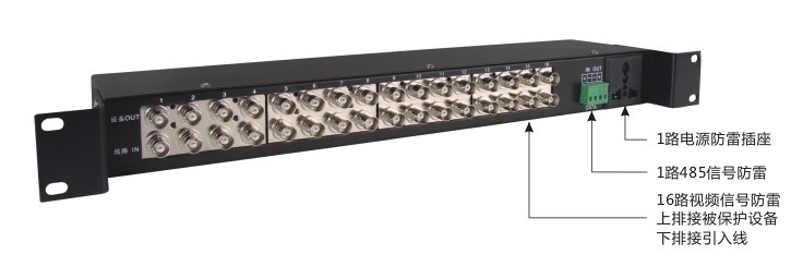 视频避雷器 CANVY  COAX-TV3/16S