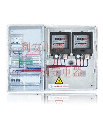 单相插卡透明电表箱 PC透明电表箱