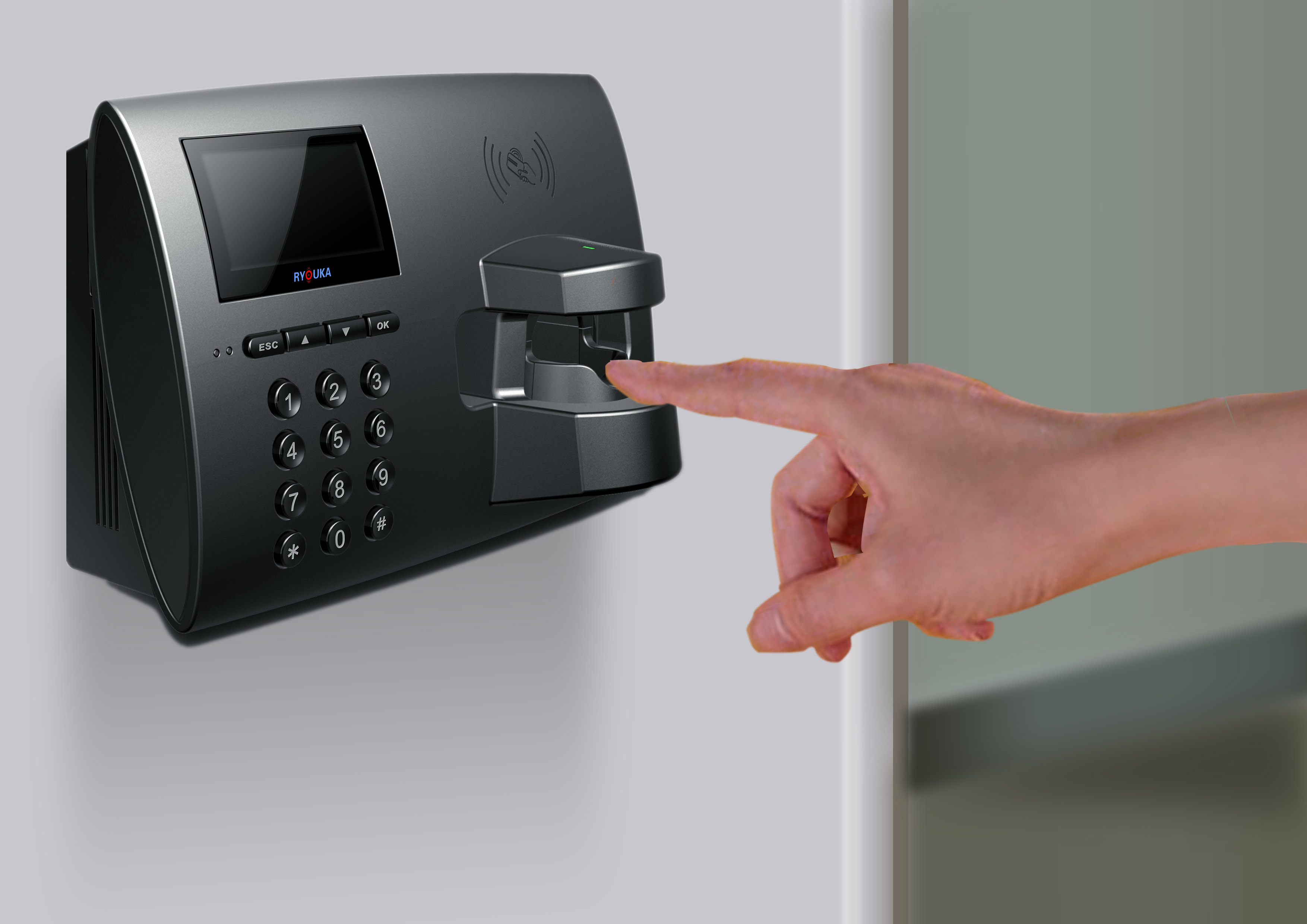 手指静脉门禁识别终端