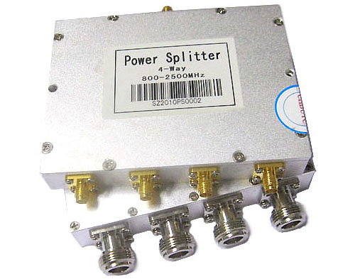 800-2500一分四功分器